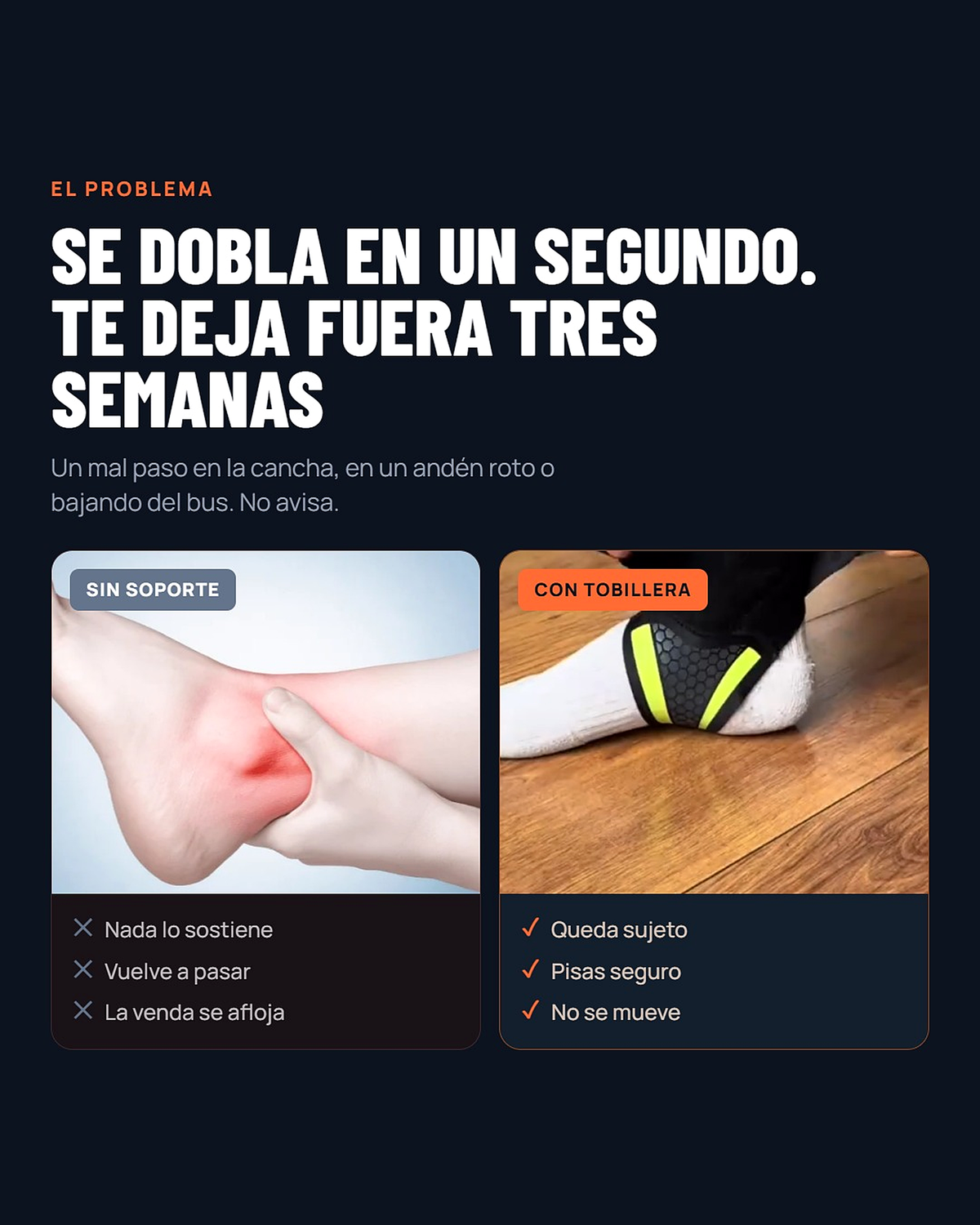Tobillera 360° Pro
