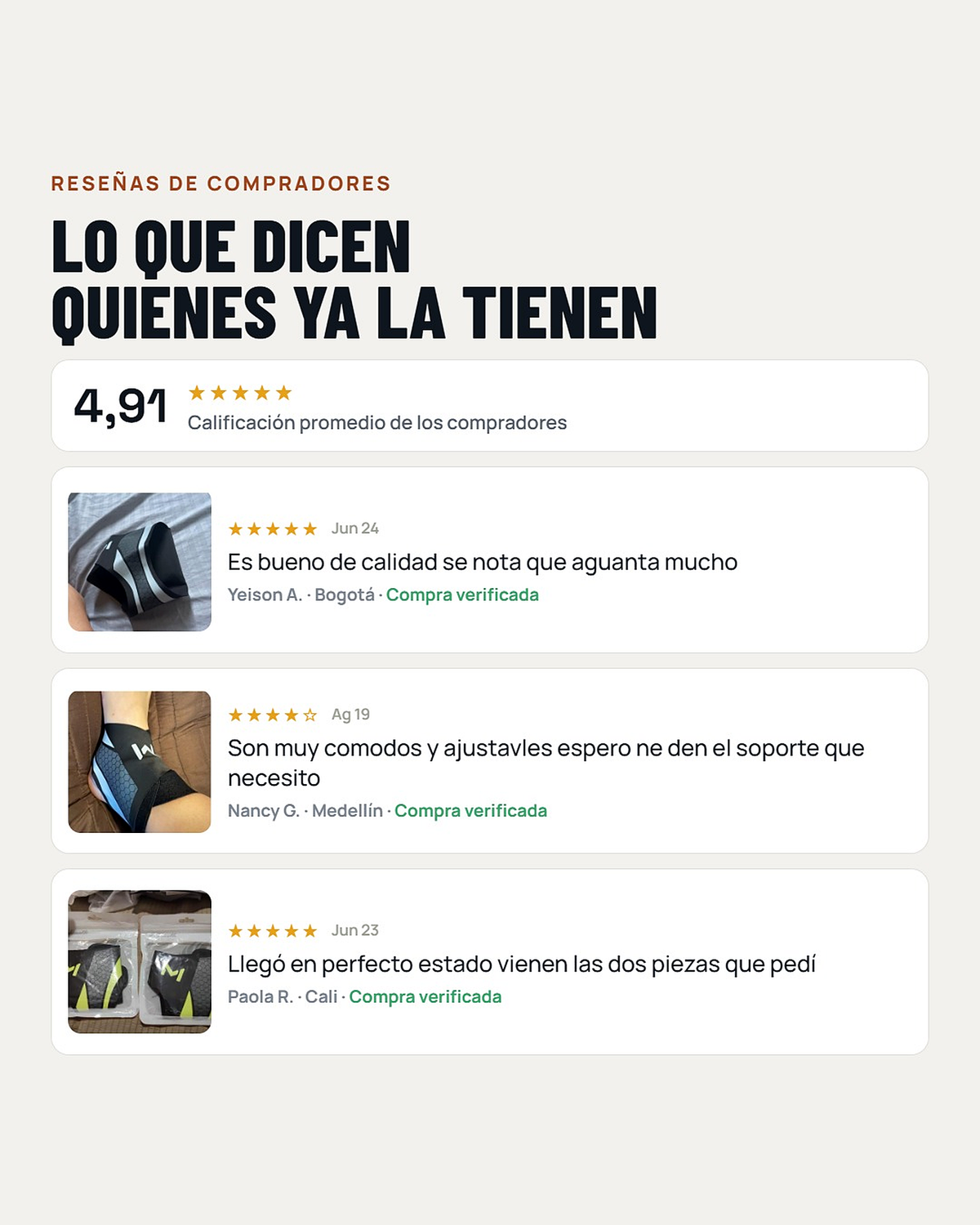 Tobillera 360° Pro