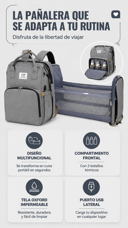 Maleta Pañalera Multiusos 👶