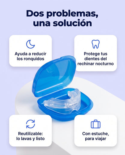 Protector bucal antirronquidos y antibruxismo