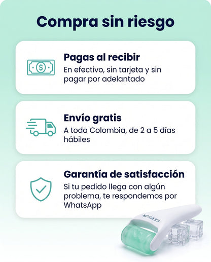 Ice Roller - Rodillo de hielo para ojeras y cara hinchada