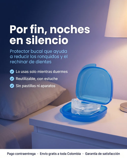Protector bucal antirronquidos y antibruxismo