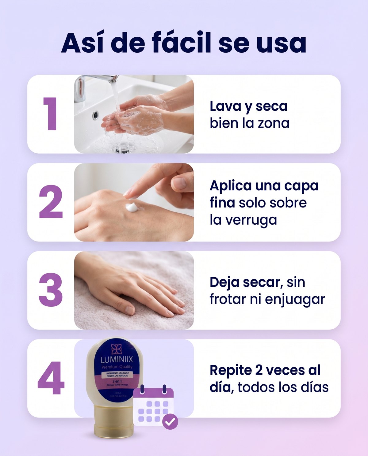 Luminiix - Tratamiento para verrugas