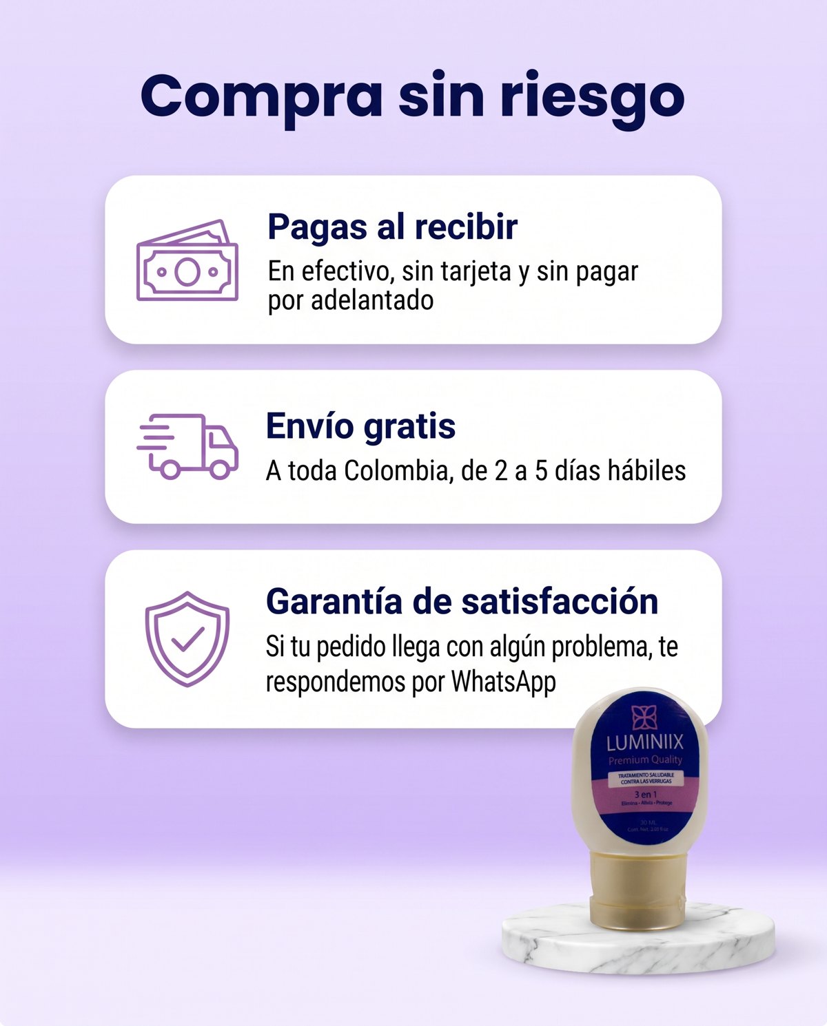 Luminiix - Tratamiento para verrugas